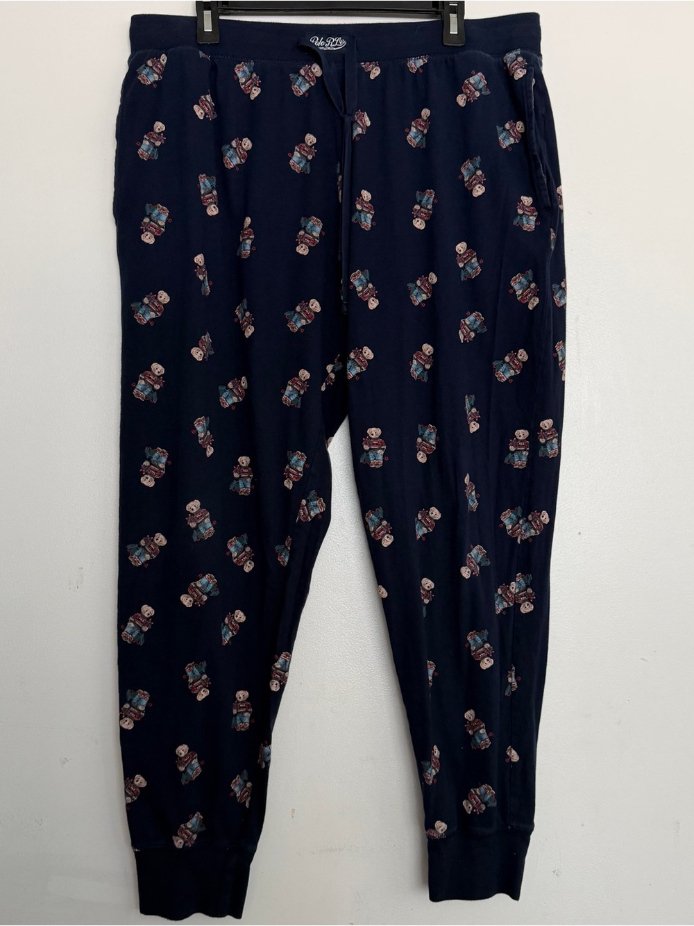 Men’s Polo Ralph Lauren Polo Bear Sleepwear Pajama Pants Navy Size XL